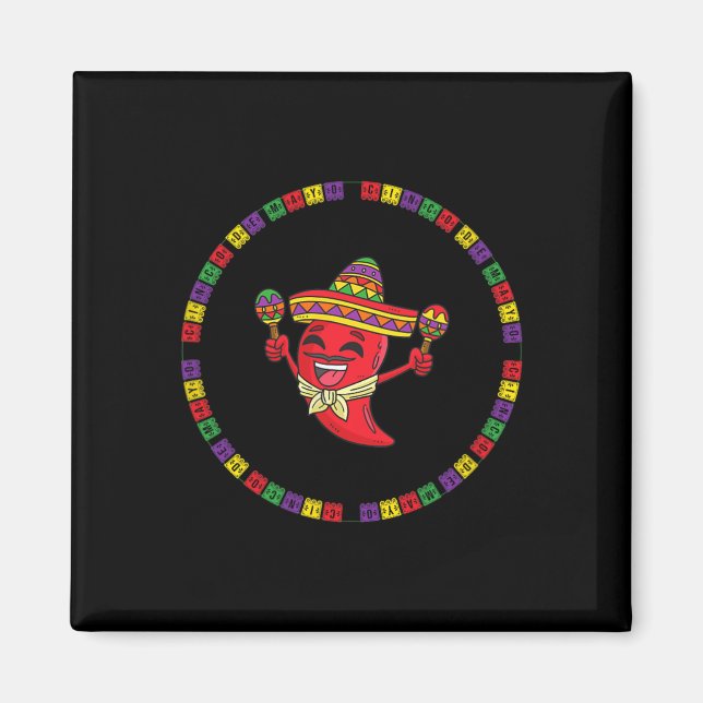 Aimant Drôle de Cinco De Mayo  (Devant)