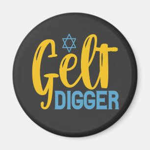 Aimant Drôle de Hanukkah Gelt Humour de vacances juives