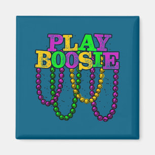 Aimant Drôle de jeu Boosie Mardi Gras Carnaval Fleur De L