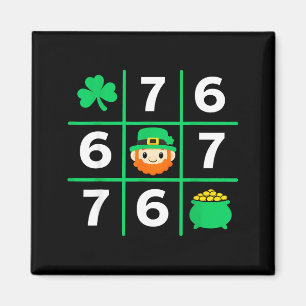 Aimant Drôle de jour de la Saint-Patrick 67 chance humour