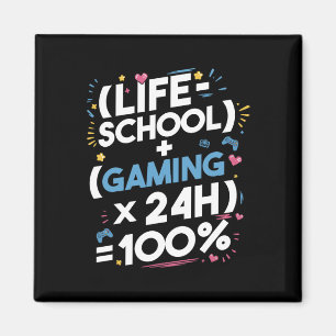 Aimant Drôle de maths pour gamers adolescents – Formule 1