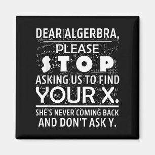 Aimant Drôle de maths pour les amateurs de maths Nerd Ner