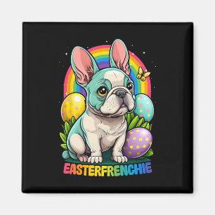 Aimant Drôle de Pâques Bouledogue français Easterfrenchie