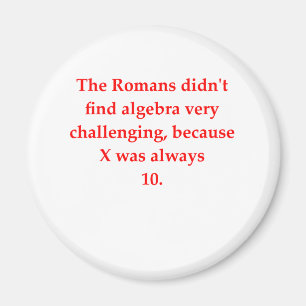 Aimant drôle de plaisanterie mathématique