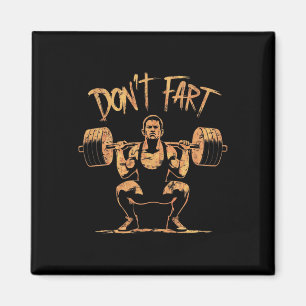 Aimant Drôle de remise en forme sans pet Workout Musculat