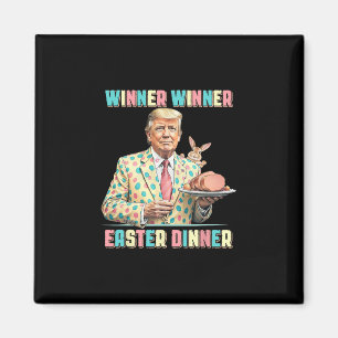 Aimant Drôle de Trump Gagnant Gagnant Dîner de Pâques Jou