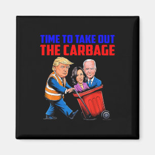 Aimant Drôle de Trump Garge Il est temps de sortir l'élec