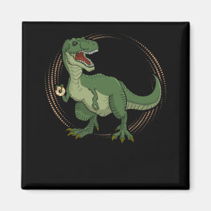 Aimant Drôle Dinosaur Donut Boys Dino Lover