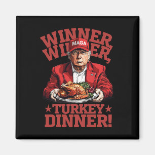Aimant Drôle Donald Trump Gagnant Turquie Dîner Tha