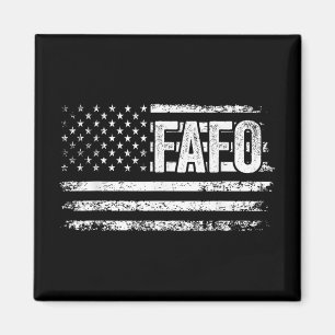 Aimant Drôle Drôle Fafo Trump Drapeau Américain Fafo Drap