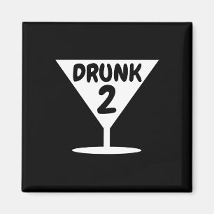 Aimant Drôle Drunk 2 Partie Costume d'Halloween
