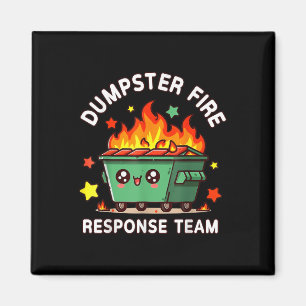 Aimant Drôle Dumpster Fire Response Team Mème Drôle Trava