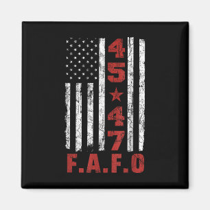 Aimant Drôle Fafo Trump Chemise Président 47 Trump Fafo