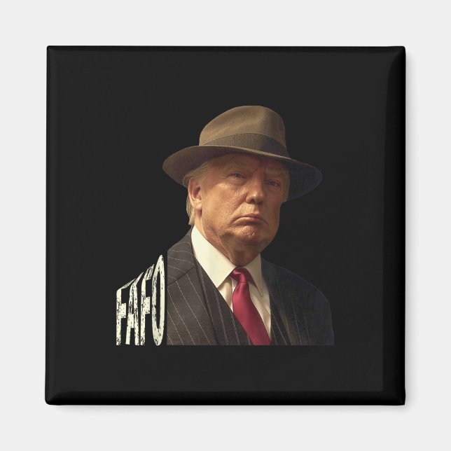 Aimant Drôle Fafo Trump Photo _1 (Devant)