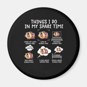 Aimant Drôle Guinéen Cochon Que Je Fais Dans Mon Temps 