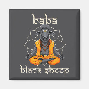 Aimant Drôle Hindou Sritual Mouton Humour Sadhu Guru Spir