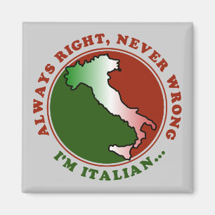 Aimant Drôle italien têtu