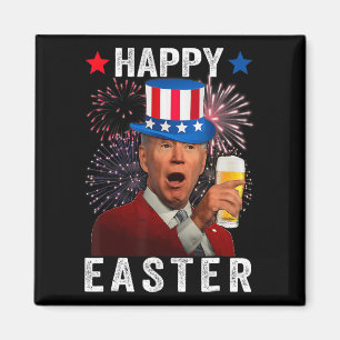 Aimant Drôle Joe Biden a confondu Happy Pâques pour la 4è