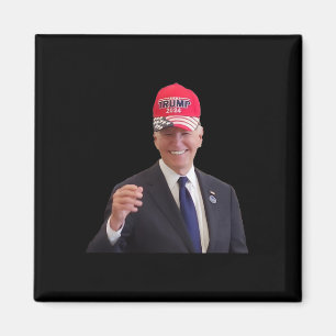 Aimant Drôle Joe Biden Dons Trump Casquette 2024
