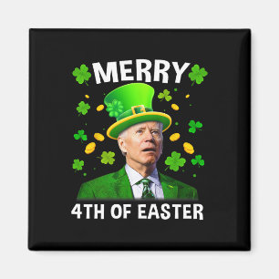 Aimant Drôle Joe Biden St Patricks Day Joyeux 4ème de Pâq
