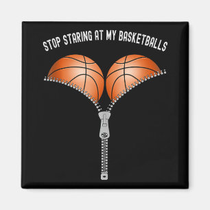 Aimant Drôle Les Femmes De Basket-Ball Cessent De Se Pose