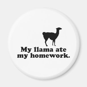 Aimant Drôle Llama