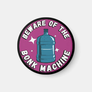 Aimant Drôle Maigre méfiez-vous de la machine à os / pale