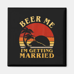 Aimant Drôle mariée de chambre Bière moi Je me marie Bach