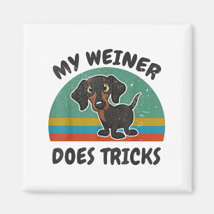 Aimant Drôle Mon Weiner-chien fait Tricks Hommes Dac Cade