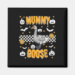 Aimant Drôle Mummy Enveloppé Oie Éffrayante Halloween Cos