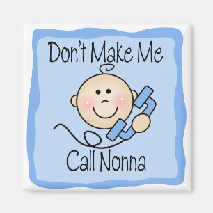 Aimant Drôle ne me fais pas appeler Nonna