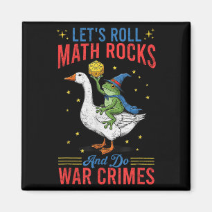 Aimant Drôle Oie de grenouille Rouillons Maths Rocks Et f