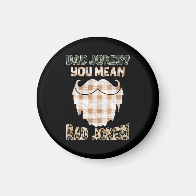 Aimant Drôle papa plaisante | FÊTE DES PÈRES | Rad Plaisa (Devant)