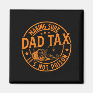 Aimant Drôle Papa Taxe Halloween Chemise Candy Citrouille