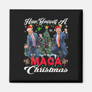 Aimant Drôle Père Noël Trump S'Est Joyeux Noël