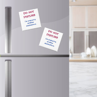 Aimant Drôle Personnalisé Ne Dérangez Pas L'Aimant
