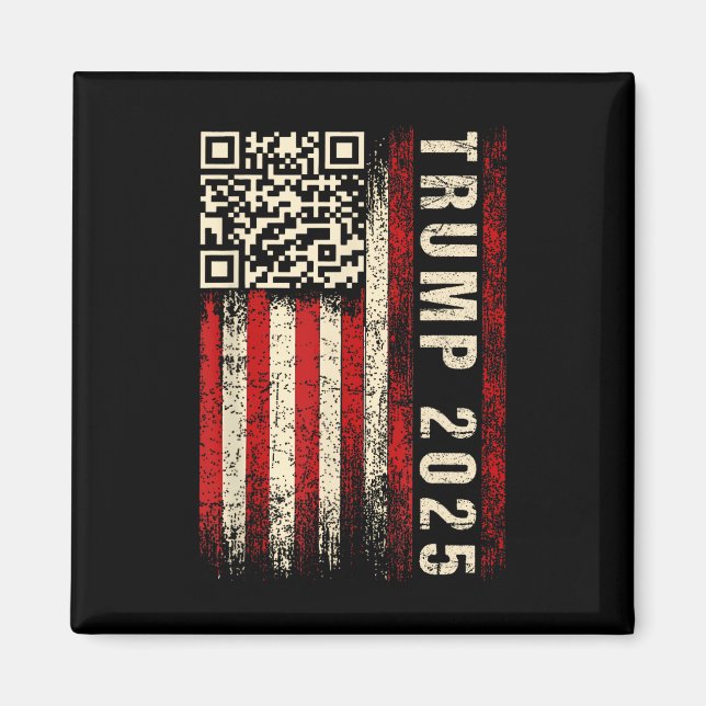 Aimant Drôle Qr Donald Trump Dancing 4745 Code Vidéo (Devant)