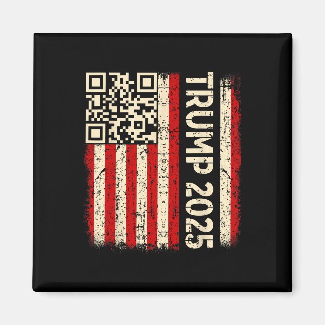 Aimant Drôle Qr Donald Trump Dancing 4745 Code Vidéo (Devant)