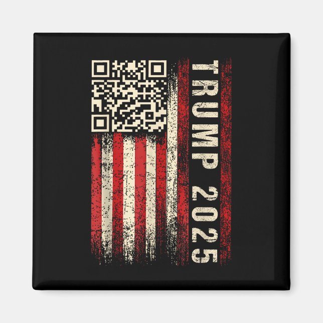 Aimant Drôle Qr Donald Trump Dancing 47_45 Code Vidéo (Devant)