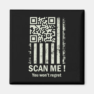 Aimant Drôle Qr Scan Me Trump 45_47 Tee Trump Dancing Cod