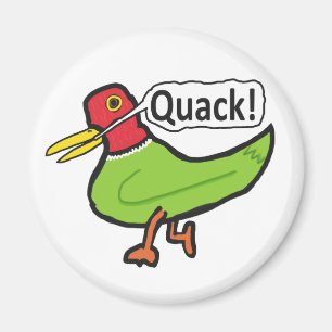 Aimant Drôle Quacking de canard