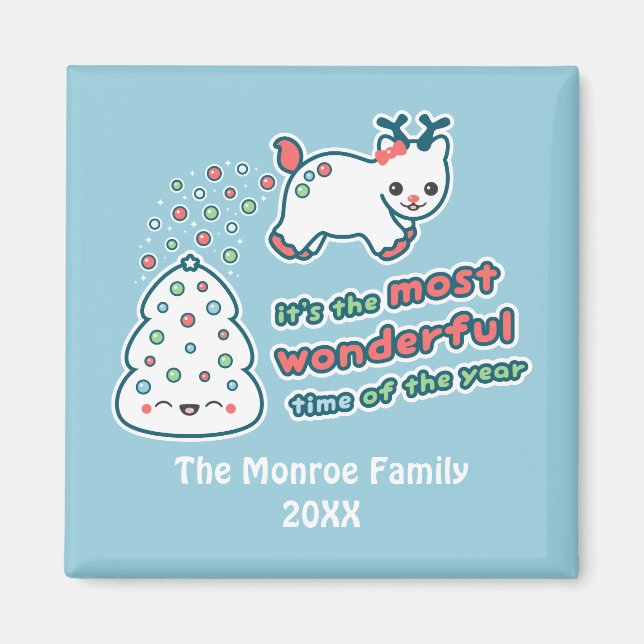 Aimant Drôle Reindeer (Devant)