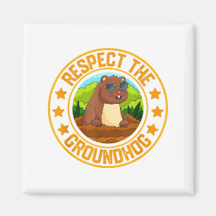 Aimant Drôle Respecter Le Jour De La Marmotte Humour De M