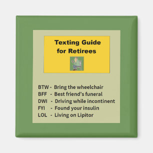 Aimant Drôle retraite