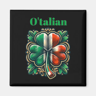 Aimant Drôle Saint-Patrick irlandais italien O'talien