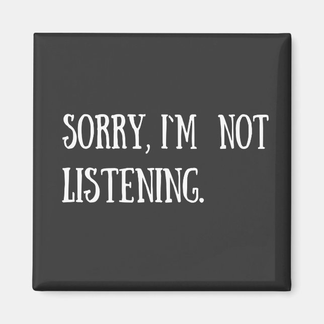 Aimant Drôle sarcastique sarcastique sarcams (Devant)