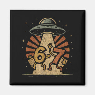 Aimant Drôle Six Sept 67 Mème Mème Internet Ufo Gen Alph