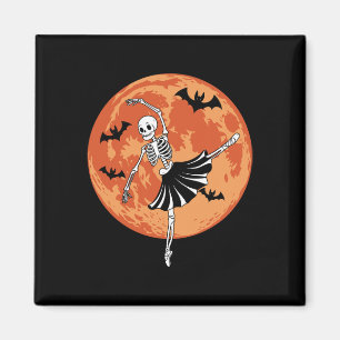 Aimant Drôle Skeleton Dancing Ballet Amateurs Éffrayant H