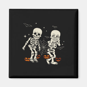 Aimant Drôle Skeleton Kids Griddy dance Halloween Trick O