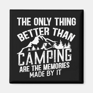 Aimant Drôle slogan de camping été citations